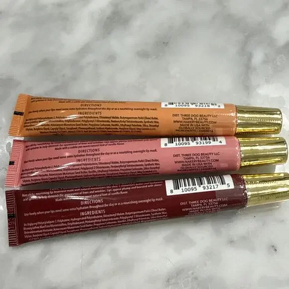 NAKERY Beauty Lip Treatment, Set of 3 Plumping & Line Smoothing-Brand New Sealed - Picture 5 of 5
